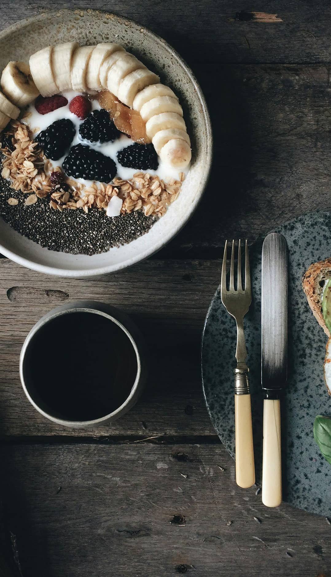 table of breakfast